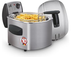 FRITEL FR 1480 - Frituurpan / Friteuse - 4L - 3000W - Rond - 3 tot 5 Personen