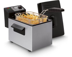 FRITEL friteuse A101M - frituurpan met koude zone - 3 liter - 2000 Watt - kunststof antistofdeksel