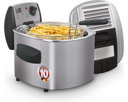 FRITEL Friteuse FR 1490 - Frituurpan / Frituurketel - 4l - 3000W - Rond + Kijkvenster