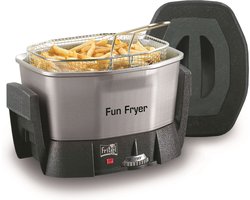 FRITEL Fun Friteuse FF 1200 - Snack Frituurpan / Fondue Friteusepan - 1,5l - 1400W - PFAS-vrij