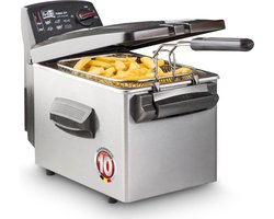 FRITEL Turbo SF 4345 - Frituurpan / Friteuse - 4L - 3200W - 3 tot 5 Personen - Kijkvenster