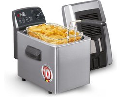 FRITEL Turbo SF 4371 - Frituurpan / Friteuse - 4L + 3200W - 3 tot 5 Personen - Dubbel Verwarmingselement