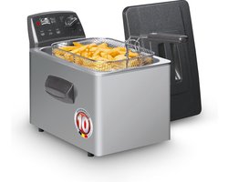 Fritel Turbo SF 4551- Frituurpan/friteuse 5L + 3000W - ook voor vast vet