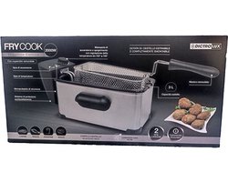 Friteuse 3 Liter 2000W Frycook: De Perfecte Keukenpartner voor Crispy Snacks!