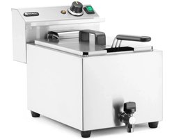 Hendi Profi Line friteuse - 10L - 400V - 6600W - met aftapkraan