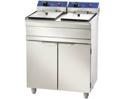 Horeca friteuse - Elektrisch - 2 x 13 Liter - 400V - Staandmodel - Promoline