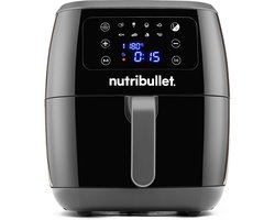 NutriBullet XXL Digital Air Fryer Enkel 7 l Vrijstaand 1800 W Heteluchtfriteuse Zwart