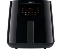 Philips 5000 series HD9280/91 friteuse Enkel 6,2 l Vrijstaand 2000 W Heteluchtfriteuse Zwart, Zilver