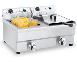 Royal Catering Frituurpan - Friteuse - Frietpan - 2 x 16 L