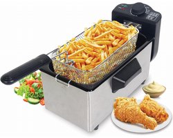 Royal Swiss - Friteuse - 3Liter - RVS - 2000 watt