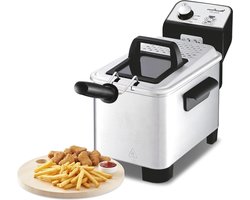 Semi-professionele olie friteuse 3 l ondergedompelde weerstand temperatuurregeling demonteerbaar - eenvoudige bewaking druppelpositie - AM338070 Easy Pro Premium