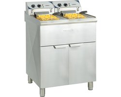 STAANDE FRITEUSE 2 X 10L HOGE OPBRENGST