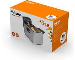 Tristar Deep Fryer FR-6935 Friteuse - Frituurpan 3 liter - RVS en Regelbare Thermostaat