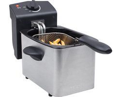 Tristar Friteuse FR-6919 - Frituurpan Klein - Deep Fryer 2 liter - 800W - Camping Friteuse - RVS