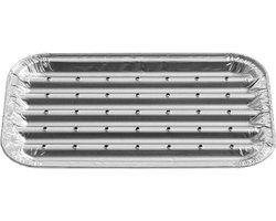 BBQ aluminium grillschalen 185x115x11mm - 280st/ds.