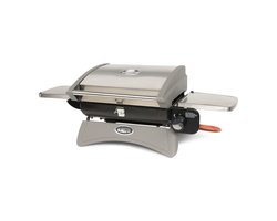 Boretti - Piccolino Gasbarbecue - 1 Brander - Grilloppervlak 43 x 33 cm - Zwart - draagbaar - camping - terras - balkon