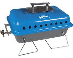 Bruce Tafel Barbecue - 1 Brander - Blauw/Zwart