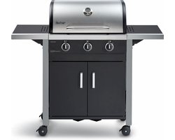 Enders Chicago 3 Gas barbecue - Zwart - Grilloppervlak  60x42 cm - 28 KG - Grillrooster geëmailleerd staal - bbq -