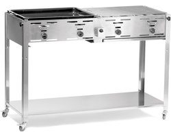 Hendi Grill Master Quattro Buitenkeuken - 4 branders - RVS