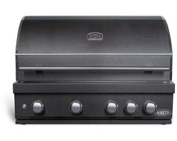 Imperatore Nero gasbarbecue 4 burners built-in