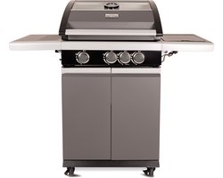 Patton Patio Pro Chef 3+ -burner "Frozen Grey" - Outdoorkitchen - Mat grijs