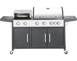 SUMM – Salvatore – Zwart - Staal – Barbecue – BBQ– Pizza Oven – Grill – BBQ Grill - Stevig staal – Smoker – Gasbarbecue – Stijlvol