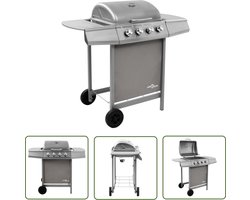 The Living Store Gasbarbecue 4 Branders - Grootte- 107.5 x 55 x 96.5 cm - Stijlvol ontwerp