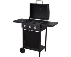 Vaggan Gas-barbecue – Kookhoogte 84 Centimeter – Thermometer – Non-stick – Verrijdbaar