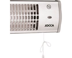 Mrs. Jones - 1200W Infrarood Wandkachel met 2 Quartz Elementen - Verstelbare Infrarood Heater voor Badkamer - Inclusief Installatiekit - Voor Binnen en Buiten