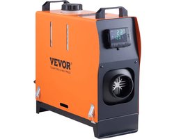 Vevor - Diesel heater - 8KW - 12V - All in one air heater met LCD - schakelaar - afstandsbediening - Low Noise - voor auto's vrachtwagens Camper - Oranje