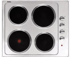 Amica AE3440X Traditionele Inbouwkookplaat RVS - 6 temperatuurniveaus