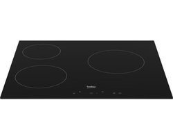 Beko HIC63400 kookplaat Zwart Ingebouwd 60 cm Inductiekookplaat zones 3 zone(s)