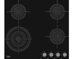 Beko HILW64222S kookplaat Zwart Ingebouwd Gaskookplaat 4 zone(s)