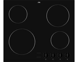 ETNA KC160ZT – Keramische – Inbouw kookplaat - Draaiknoppen