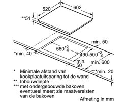 Siemens ED675FSB5E - iQ500 - Inductie kookplaat - 60 cm