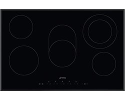 Smeg SE385EMTB kookplaat Zwart Ingebouwd 77 cm Inductiekookplaat zones 5 zone(s)