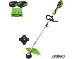 48 VOLT (2X24 VOLT) ACCU TRIMMER INCL 2 X ACCU EN DUALLADER GD24X2TXK4X