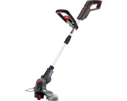 Grastrimmer GT 1825 op accu 18V Li-Ion 25 cm - telescopische schacht - TIPP-automaat - incl. reservedraadspoel - grijs-rood