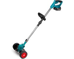 Kibus Grastrimmer met Accu - Incl. 2 18-21V Batterijen - 1500W - Handgrasmaaier - Elektrisch - Grasschaar - Grastrimmers