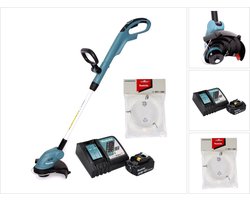 Makita DUR 181 RT1 accu grastrimmer 18 V 260 mm + 1x accu 5.0 Ah + lader + 1x maaidraad