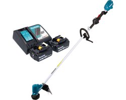 Makita DUR 190 LRG2X3 accu grastrimmer 18 V 300 mm borstelloos + 2x accu 6.0 Ah + lader