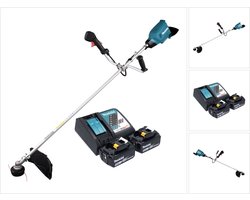 Makita DUR 369 ART2 accu bosmaaier 36 V ( 2x 18 V ) 43 cm borstelloos + 2x accu 5.0 Ah + lader