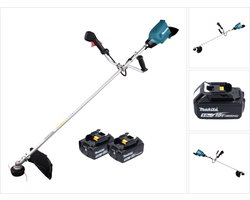 Makita DUR 369 AT2 accu bosmaaier 36 V ( 2x 18 V ) 43 cm borstelloos + 2x accu 5.0 Ah - zonder lader