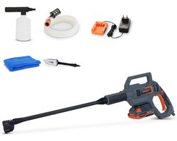 FUXTEC hogedrukreiniger accu 20V - set met batterij (2Ah) en lader (1A) & accessoires