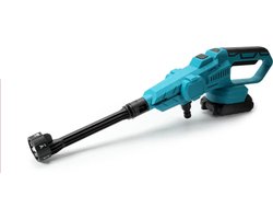 Hogedrukreiniger - 6 in 1 - 18V - 3500W - 200Bar - 380L/H - Terrasreiniger - Elektrisch Waterpistool - Spyra - Ontstopper Afvoer - Blauw