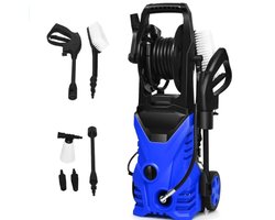 Hogedrukreiniger - Pressure Washer - 140 Bar - 300L Tank - Bedraad - Blauw