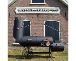 21 inch 8 mm dik stalen Oklahoma Country smoker chuck wagon Kusa7