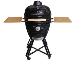 Auplex Kamado Black Edition - Keramiek Large - 47cm Ø Grilloppervlak