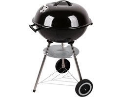 Barbecue Garden Grill Kogelgrill Houtskoolbarbecue bbq - Ø44 cm - Zwart