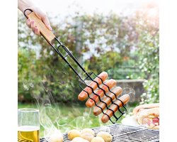 Barbecue grill voor worsten